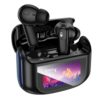 Наушники HOCO EQ21 Sandy TWS Bluetooth с ANC, сенсорным кейсом, цвет Черный