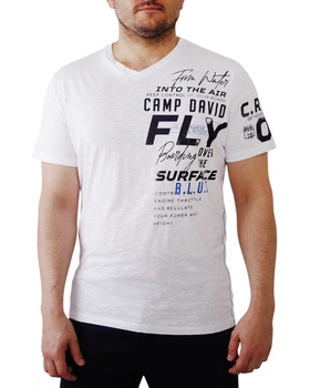 Футболка кор.рукав CAMP DAVID (2504-3131-31/25) Білий M