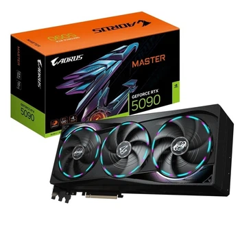 Відеокарта GF RTX 5090 32 GB GDDR7 Aorus Master Gigabyte (GV-N5090AORUS M-32GD) ( Black )