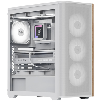 Корпус AeroCool D501A-G-WT-v2 (ACCM-DS01043.21) White без БЖ ( white )