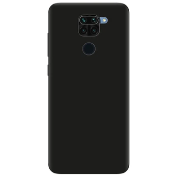 Чехол для Xiaomi Redmi Note 9 черный матовый soft touch (14780050212103514)