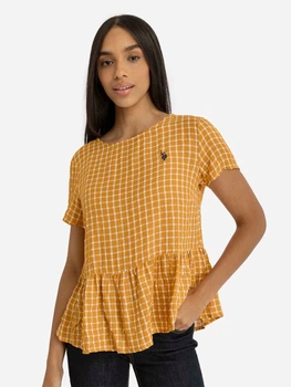 Блузка жіноча U.S. Polo Assn 215899-ZH00A(DUTCHESS GOLD) L Золотиста (786660526752)