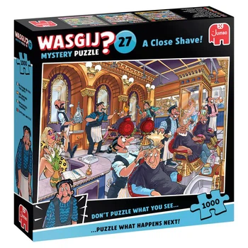 Пазл Jumbo Wasgij Mystery 27 - A Close Shave! 1000 елементів (1110100593)
