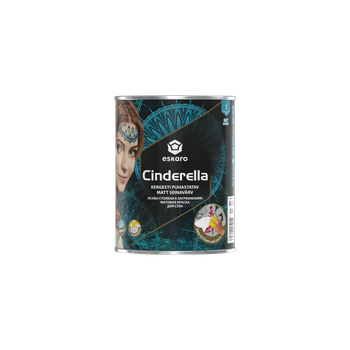 Краска для стен Eskaro Cinderella матовая моющаяся Белая 0.9 л
