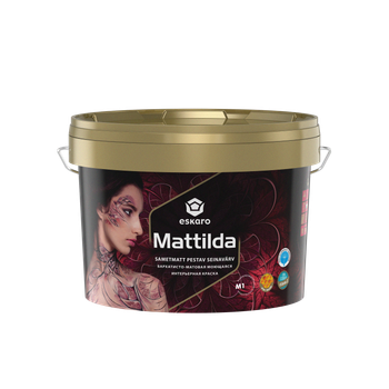Краска для стен Eskaro Mattilda бархатисто-матовая моющаяся Белая 2,85 л