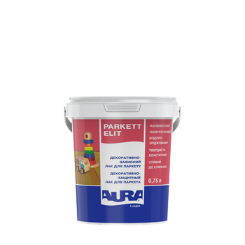 Лак паркетный Aura Luxpro Parkett Elit Matt Бесцветный полуматовый 0.75 л