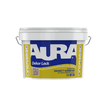 Лак для каменю фасадний Aura Dekor Lack Ефект мокрого каменю 2.5 л