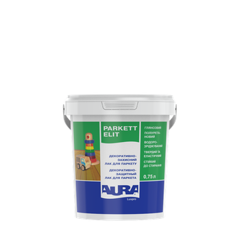 Лак паркетный Aura Luxpro Parkett Elit Бесцветный глянцевый 0.75 л