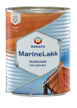 Лак яхтный Eskaro Marine Lakk 10 TIX матовый Бесцветный 0.95 л
