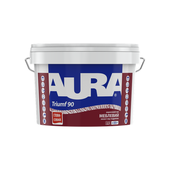 Лак для меблів акриловий Aura Triumf 90 глянцевий Безбарвний 2,5 л (2,55 кг)