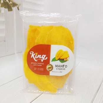 Манго сушений "KING" (пластик), 250г