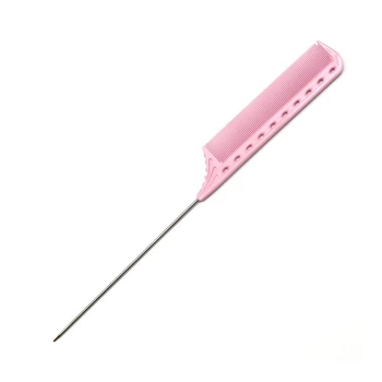 Расческа с металлическим хвостиком 132 Dolly Pink Y.S.Park