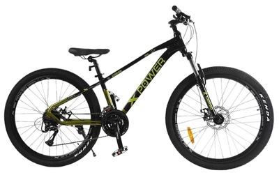 Спортивний велосипед 26 дюймів від 14 років Corso X-Power Чорний з жовтим
