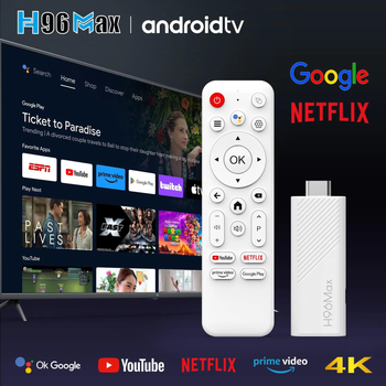 Смарт ТВ приставка H96 Max H313 Stick 2/16 Гб Android TV 14 Allwinner H313