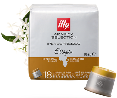 Кофе в Капсулах ILLY IperEspresso Ethiopia Arabica Selection (18 капсул)