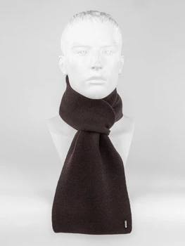 Шарф мужской вязаный LIGHT SCARF 160 x 20,5 см Коричневый