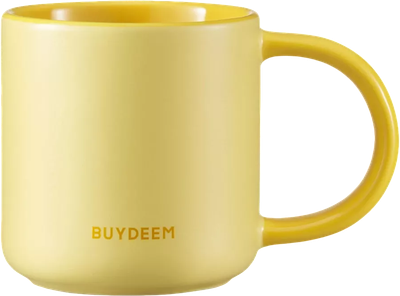 Кружка Buydeem керамічна Mellow Yellow 300 мл (6950386612714)