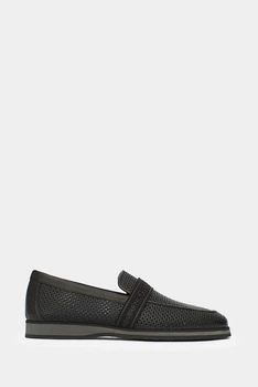 Мужские мокасины Luca Guerrini LG11931n 41р черный LG11931n-41