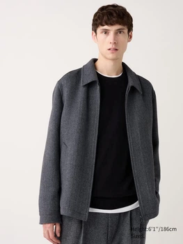 Куртка демисезонная мужская Uniqlo 586445530 3XL Серая (1159832791)