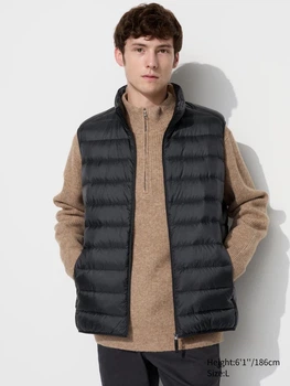 Теплый жилет мужской Uniqlo 424317198 XS Черный (1159833885)