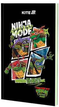 Блокнот Kite Ninja Turtles термобіндер A5 64 аркуші нелінований (NT25-193-2)