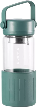 Termobutelka Buydeem szklana z zaparzaczem Cozy Greenish 300 ml (6950386618204)