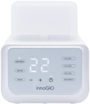 Підігрівач та стерилізатор для пляшечок Innogio GIOwarm Fast Duo GIO-375 (5904405021026)