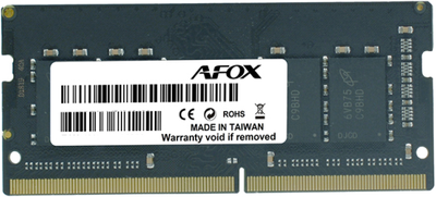 Оперативна памʼять AFOX SO-DIMM DDR4-2400 16384MB PC4-19200 (AFSD416EH1P)