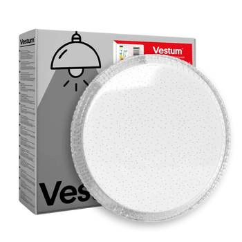 Стельовий LED світильник 40W Vestum зоряне небо 4000К 490*65мм білий IP40 CRYSTAL