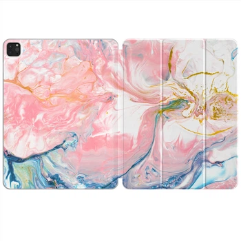 Чехол книжка, обложка для планшета Apple iPad 11" (A16) 2025 (Мрамор, акварель) 11th эпл айпад 11 generation