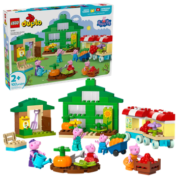 Конструктор LEGO Duplo Сад і теплиця дідуся Свинки 102 елемента (10461)