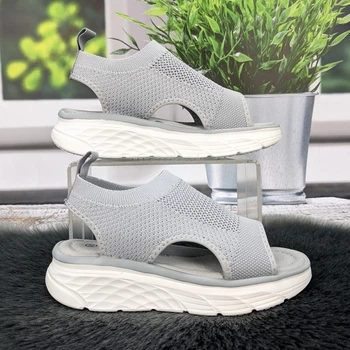 Босоножки детские для девочки Jong Golf серые текстильные на пенковой подошве 33р (21,3 см) 5780