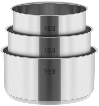 Набір каструль Teesa Cook Expert Single Hand TSA0148 зі зйомною ручкою 4 елементи (5901890075114)