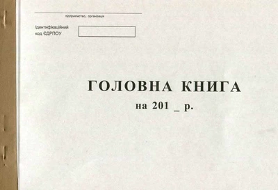 Головна книга 100 листів офсетна бюджетна (R44179)