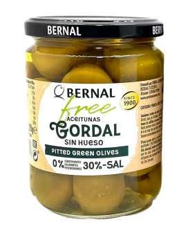Оливки Bernal Гигант без кости и без уксуса 436 г