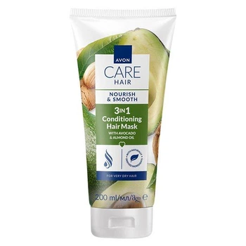 3-в-1 Маска для волос Avon Care Hair «Питание и гладкость», 200 мл