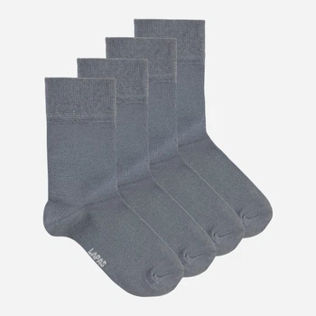 Набір чоловічих шкарпеток високих Lapas L-Bamboo Grey 4P-21BM-GRY 44-46 4 пари Сірий (4820234236480)