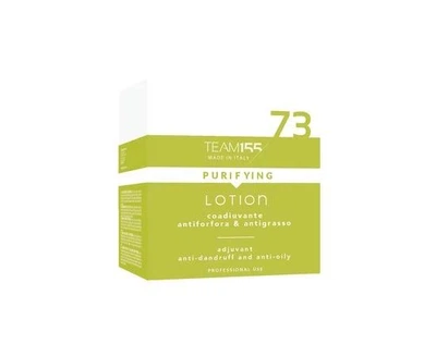 Ампулы против перхоти и для жирной кожи головы TEAM155 Puryfing Anti-Dandruff & Anti-Oily Lotion 73, 12x10 мл