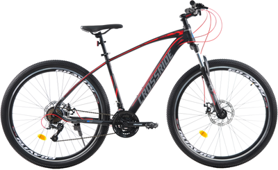 Велосипед Crossride 29 МТВ ST Matrix 27.5" 17" 2025 Чорно-червоний (02752-170-2)