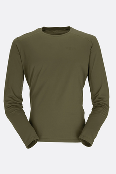 Футболка Rab Force LS Tee Olive оливкова L чоловіча