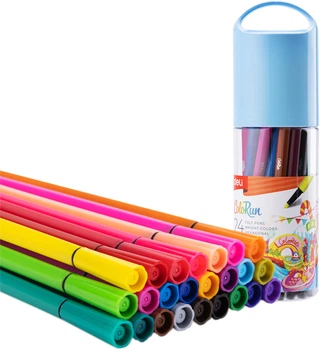 Фломастеры Deli Color Run EC156-24 1 мм в тубе 24 цвета (6941798424743)