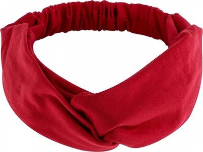 Пов'язка, трикотаж, переплетення, червона, Knit Twist - MAKEUP Hair Accessories (628047-27066669)