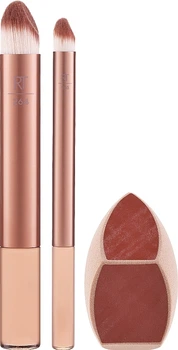 Набор для макияжа - Real Techniques Makeupsaver Sponge + Brush Trio (1447729-28608662)