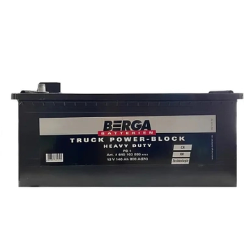 Аккумулятор автомобильный Berga Truck Power Block 140Ah бокова(+/-) (800EN) (6401030807502)