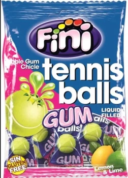 Жуйка Fini Tennis Balls Gum зі смаком лимона та лайма 80г