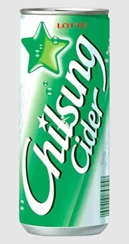 Газированный напиток Lotte Chilsung Cider 250мл