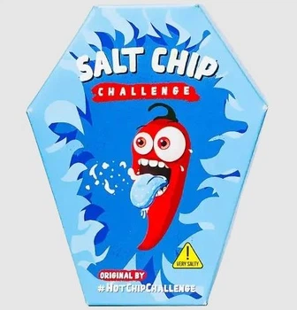 Экстра солёные чипсы Salt Chip Challenge 8г