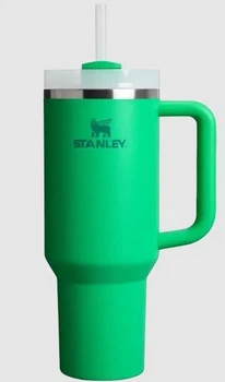 Термочашка Stanley Quencher H2.0 FlowState Stainless Steel Vacuum Insulated Tumbler Meadow Зелёная 1183мл