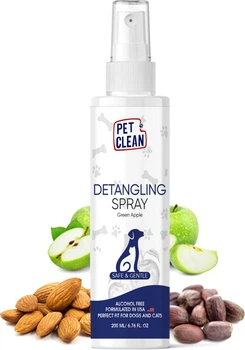 Спрей Pet Clean DETANGLING SPRAY для распутывания колтунов у животных кондиционирует и делает шерсть гладкой 200 мл (8939117886752)