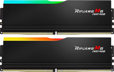 Pamięć RAM G.Skill DDR5-6000 32768MB PC5-48000 (Kit of 2x16384MB) Ripjaws M5 Neo RGB (F5-6000J3636F16GX2-RM5NRK)